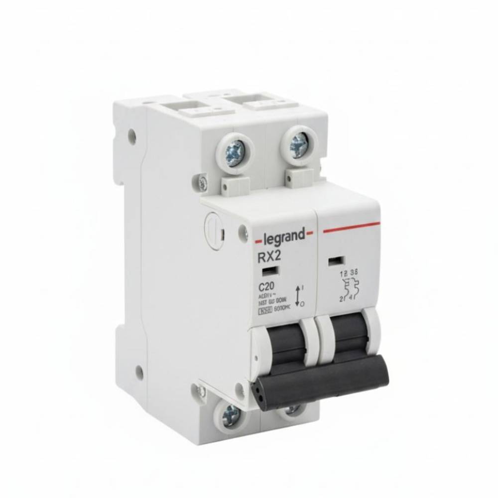 Minidisjuntor Rx2 20A Bipolar Curva C Legrand